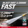 thumbnail image 3 of Clean Machine 3400 PSI Gas Pressure Washer with 2.5 GPM OEM Technologies Axial Cam Pump, 3 of 11