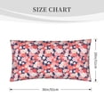 thumbnail image 4 of Easygdp Japanese Cherry Blossoms Envelope Closure Pillowcase - 20x36in, Queen Pillowcase, Breathable, Stain-Resistant, Wrinkle-Free, 4 of 9
