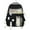Black, variant on Backpack with Cute Pin Accessories Plush Pendant Kawaii School Backpack Cute Aesthetic Backpack Blue
