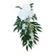 thumbnail image 4 of Respaldo de silla Flor artificial Boda Arco Flores Puerta Guirnalda Pasillo Decoración Rosa artificial para silla, Banco decorativa, 4 of 9