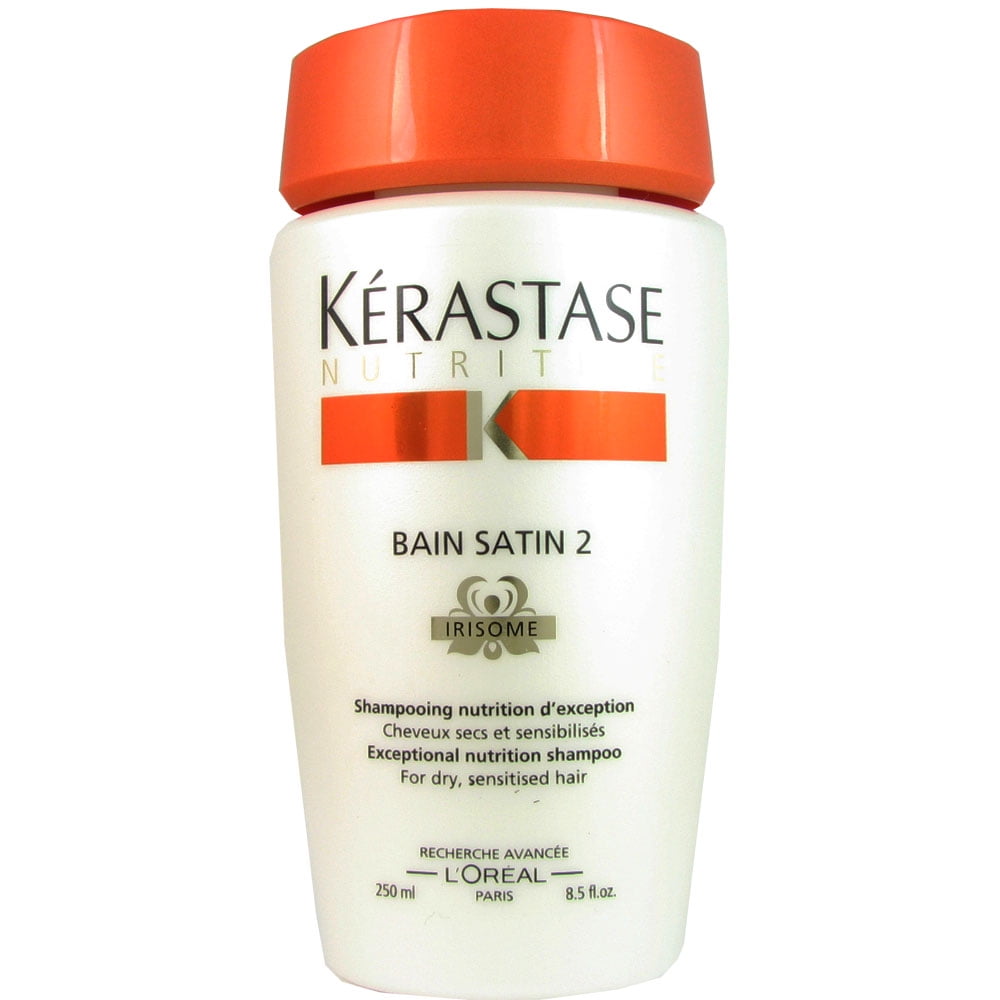 Happening pant Forekomme Kerastase Nutritive Bain Satin 2 Irisome Exceptional Nutrition Shampoo  250ml 8.5oz - Walmart.com
