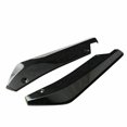 thumbnail image 4 of 2x Car Rear Bumper Fin Canard Splitter Diffuser Valence Spoiler Lip Gloss Blk, 4 of 5