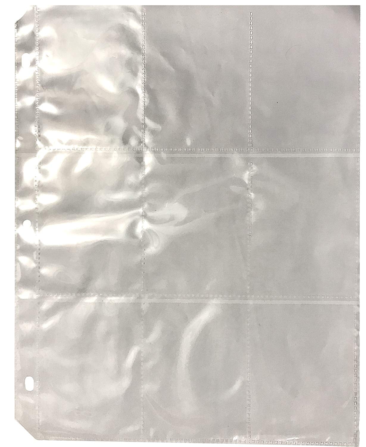 Trading Card Protector Sheets 9 Pocket X 150 Plastic Pages Holds 1350 Cards  (3-Ring Binder Compatible) - Walmart.com