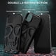 thumbnail image 4 of . Funda MYBAT Skullcap para iPhone 13 Negra, 4 of 8