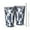 Blue and White, variant on 16oz Tumblers Blue and White Pioneer Flower Stainless Steel Vacuum Insulated Double Wall Travel Tumbler Cups Mug with Lid and Straw,Cleaning Brush for Coffee,Tea