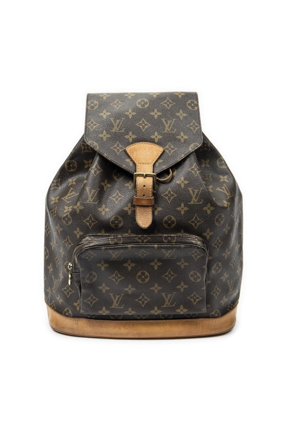 Pre-Owned Louis Vuitton Brown Montsouris GM Backpack Monogram Canvas