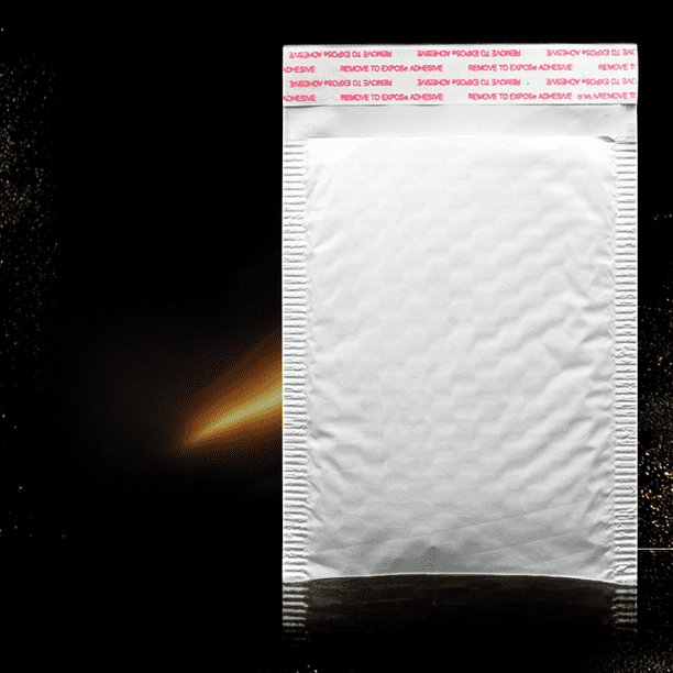 Bolsa de burbujas con película de perla blanca, bolsa de embalaje exprés engrosada, bolsa de burbujas, bolsa de sobre de burbujas para ropa