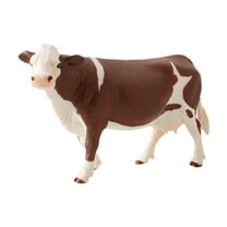 colcolo Cow Toy Figure Collectible Ornament Desktop Decoration Small Animal Figurine B