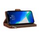 thumbnail image 3 of Compatible with iPhone 13 Pro Max Premium PU Leather Magnetic Handbag Zipper Pocket Card Slots Case, 3 of 5