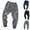 Dark Gray, variant on uublik Boy Girl Athletic Pants Size 7-16 Casual Pants Elastic Waist Hiking School Uniform Sweatpants Joggers Black