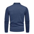 thumbnail image 2 of Mens Slim Fit Casual Shirt Long Sleeves Breathable Sweater Soft Top Shirt Collar, 2 of 8