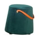 thumbnail image 3 of Taburete pequeño con reposapiés y escalón de madera maciza con asa de transporte, resistente Verde oscuro, 3 of 9