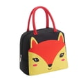 thumbnail image 4 of Bolsas de almuerzo aisladas Bolsa de mano Bolsa de almacenamiento fresca y cálida a prueba de agua Bolsa de caja de almuerzo de dibujos animados Bolsa zorro, 4 of 9