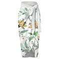 thumbnail image 4 of Aayomet Swimsuits Tummy Control Bathing Suit for Women Modest V Neck Swimwear,Green L, 4 of 4