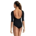 thumbnail image 3 of Capezio Boatneck 3/4 Sleeve Leotard, 3 of 4