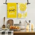 thumbnail image 3 of Sm:)e Yellow Printed Boho Dish Towels, 4 Count, 3 of 7