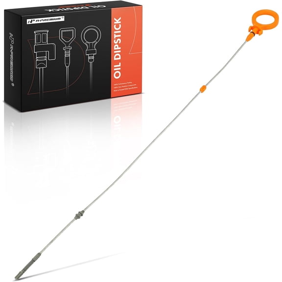 A-Premium L4 2.0L Engine Oil Dipstick Compatible with Audi A4, A4 Quattro, 2005 2006 2007 2008 2009, 22.72 Inch Engine Oil Measuring Rod Dip Stick