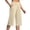 Beige, variante sur Plebaso Pantalon Capri de Yoga pour Femmes Taille Haute à Jambe Grand Pantalon d'Entraînement Extensible Confortable Capris avec Poches