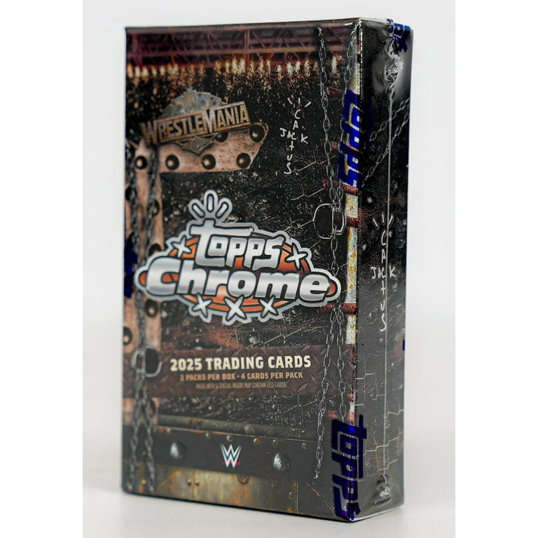 2025 Topps Chrome WWE Cactus Jack x Wrestlemania Box - Walmart.com 2025 Topps Chrome WWE Cactus Jack x Wrestlemania Box - Walmart.com