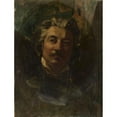 thumbnail image 3 of Luis Ricardo Falero 15x18 Black Modern Framed Museum Art Print Titled - Portrait of Cyprian Godebski, 3 of 5