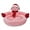 Pink, variant on KYAIGUO Christmas Dogs Bed for Medium Small Breed Dogs,Round Cat Beds for Indoor Kitten Xmas Dolls Embrace Shape Elevated Dog Bed for Room