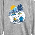 thumbnail image 3 of Peanuts - Charlie Brown And Linus Skiing - Toddler And Youth Long Sleeve Graphic T-Shirt, 3 of 6