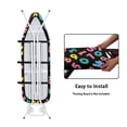 thumbnail image 4 of HELLHERO Digital Pattern Design Elastic Edges Polyester Fabric Iron Padding Cover with Easy to Store Household Dustproof Covers High Temperature Ironing Board Protector Cover, 4 of 5