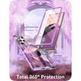 thumbnail image 2 of Galaxy S22 Ultra Cosmo Case - Marble Purple, iPhone 14, 2 of 10
