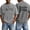 Grey, variant on Mens Christian Graphic T Shirts - 'Walking By Faith Tripping Constantly' Vintage Acid Wash Tshirt Oversized Faith Quote Religious Casual Tops for Streetwear Summer Vacation