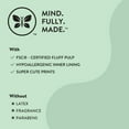 thumbnail image 6 of The Honest Company, Clean Conscious Disposable Baby Diapers, All The Letters & So Delish Prints, Size 6, 66 Count (Select for More Options), 6 of 10