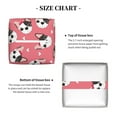 thumbnail image 5 of Kdxio French Bulldog Face Print Tissue Box Cover,Square Decorative PU Leather Facial Paper Case Organizer Holder Dispenser for Bathroom,Night Stands,Desk,Car 5.2''X5.2''X5.2'', 5 of 8