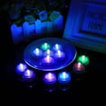 thumbnail image 2 of Rdeghly 12Pcs LED Submersible Waterproof Wedding Christmas Party Decor Electronic Tea Night Light Round, candle tealightdecoration,Tea Light, 2 of 7