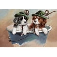 thumbnail image 4 of St. Patrick's Day Greeting, Puppies in Hats with Pipes (1000 Piece Puzzle, Size 19x27, Challenging Jigsaw Puzzle for Adults and Family, Made in USA), 4 of 4