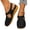 Black, variant on Women's Fisherman Sandals Closed Toe Slingback Sandals Comfortable Walking Shoes Arch Support Casual Summer Beach Sandals Lightweight Slip On Shoes