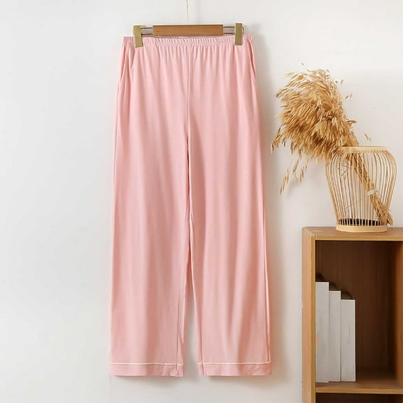 Censtreet Womens Pajama Pants with Pockets Soft Comfortable Lightweight Elastic Drawstring Modal Pajama Bottoms Lounge Pants