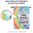 thumbnail image 4 of America Forever Pet Memorial House Flag - Paw Prints On My Heart, Lost Pet Cat Dog Bereavement Remembrance - Double Sided Seasonal Yard Outdoor Decorative Flag - 28" x 40", 4 of 7