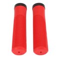 thumbnail image 3 of Bike Handlebar Cover, Ergonomic Design Bike Handlebar Grips Shockproof 2 PCS  For Replacement Black,Red, 3 of 8