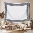 thumbnail image 2 of White Greek Key Small Tapestry for Bedroom Wall Hanging Tapestry,Geometric Greece Ancient Farmhouse Geo Ceiling Backdrop Tapestries Poster Blanket Wall Decor for Teens Room Living Room Dorm 23" x 28", 2 of 8