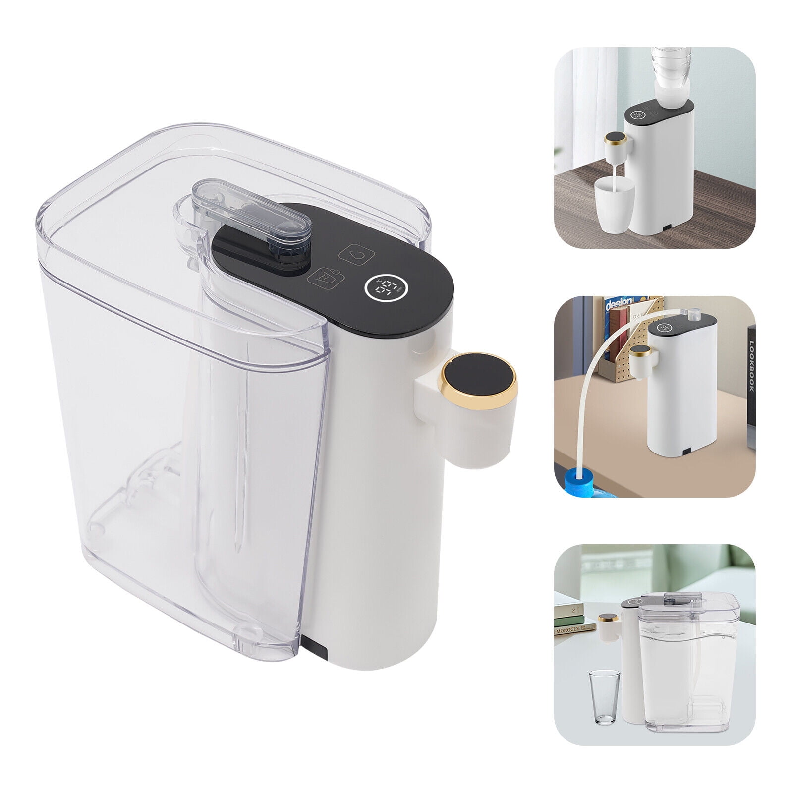 Instant Hot Water Dispenser Countertop Electric Kettle Portable Water Warmer Water Pump
