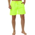 thumbnail image 6 of Unique Bargains Men's Summer Casual Beach Drawstring Surfing Mesh Lining Board Shorts 36 Yellow, 6 of 6