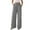 Grey, variant on Woman Pants Wide Leg Straight Baggy Black Pants Women Casual Comfy Clothes Womens Trouser Pants