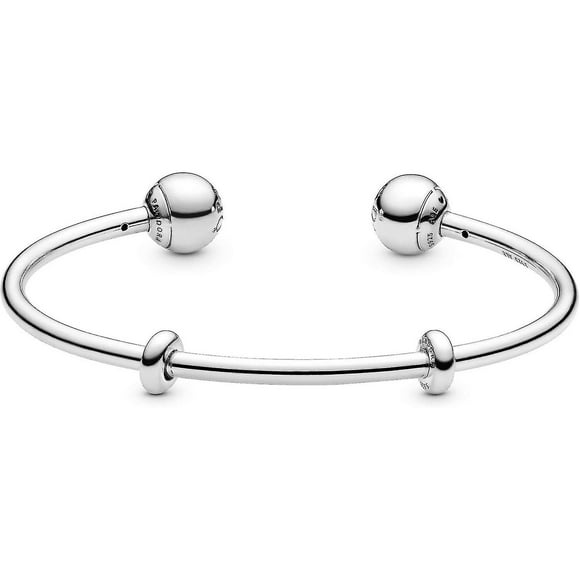 Bebetter Jewelry Silver Open Bangle Sterling Silver Bracelet
