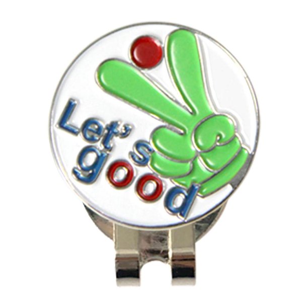 Marcador de Pelota de Golf Deportivo Profesional Herramienta de Clip de Sombrero de Golf Magnético para Hombres Mujeres Niños Regalo de Navidad - Vari Dejanos bien Macarena Clip marcador de pelota de golf