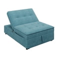 thumbnail image 2 of PARKWELL Upholstered Sofa Beds Chair 4 in 1, Convertible Sleeper Sofa for Living Room, Teal, 2 of 10