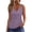 Purple, variant on Womens Tank Tops Plus Size Classic Plain Color Summer Tank Tops for Women Spaghetti Strap Slim Fitted Square Neck Sleeveless Shirts Camisole Ruched Tee Shirts Basic Outfits Clothes