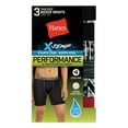 thumbnail image 2 of Hanes Men's X-Temp Stretch Mesh Long Leg Boxer Briefs, 3 Pack, 2 of 3