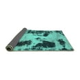 thumbnail image 2 of Ahgly Company Indoor Rectangle Abstract Turquoise Blue Modern Area Rugs, 8' x 10', 2 of 4