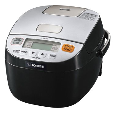 Zojirushi NL-BAC05SB Micom Black & Silver 3 Cup Rice Cooker & Warmer