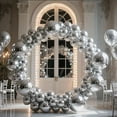 thumbnail image 6 of 15 Multi-Size Premium 4D Reflective Golden Aluminum Foil Balloons - Ideal for Wedding Decorations, Party Backdrops, Easter, Thanksgiving, Valentine'S Day, New Year, Holiday Celebrations, 6 of 7
