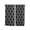 Black, variant on Beige Moroccan Kitchen Curtains 63 Inch Length, Morocco Geometric Quatrefoil Lattice Rod Pocket Light Filtering Window Curtains Living Room Bedroom Curtain Drapes Cafe Curtain 42''x63''x2